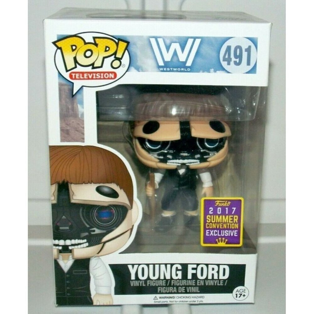 Funko Pop! Westworld Young Ford #491 2017 Summer Convention Exclusive Vinyl Figu
